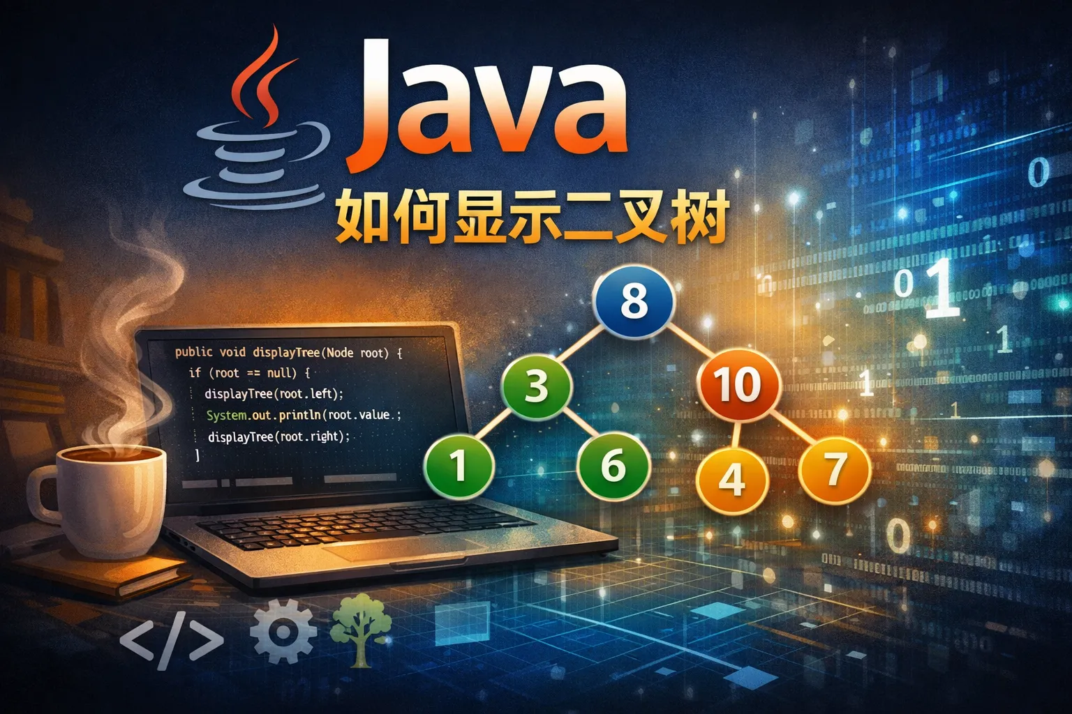 Java如何显示二叉树