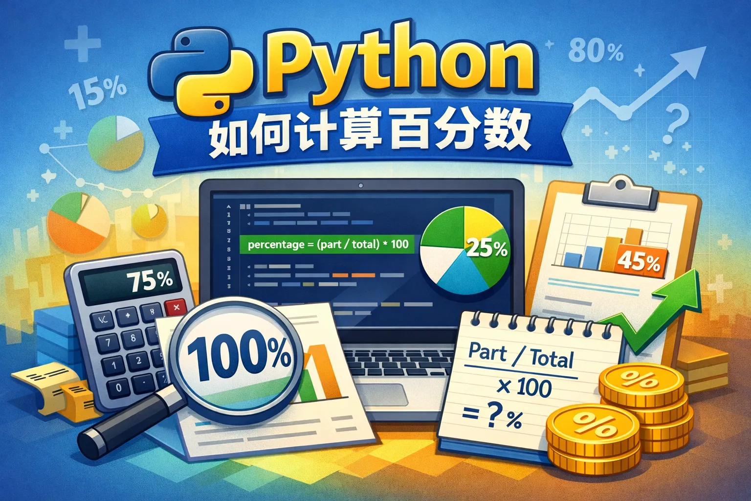 python如何计算百分数