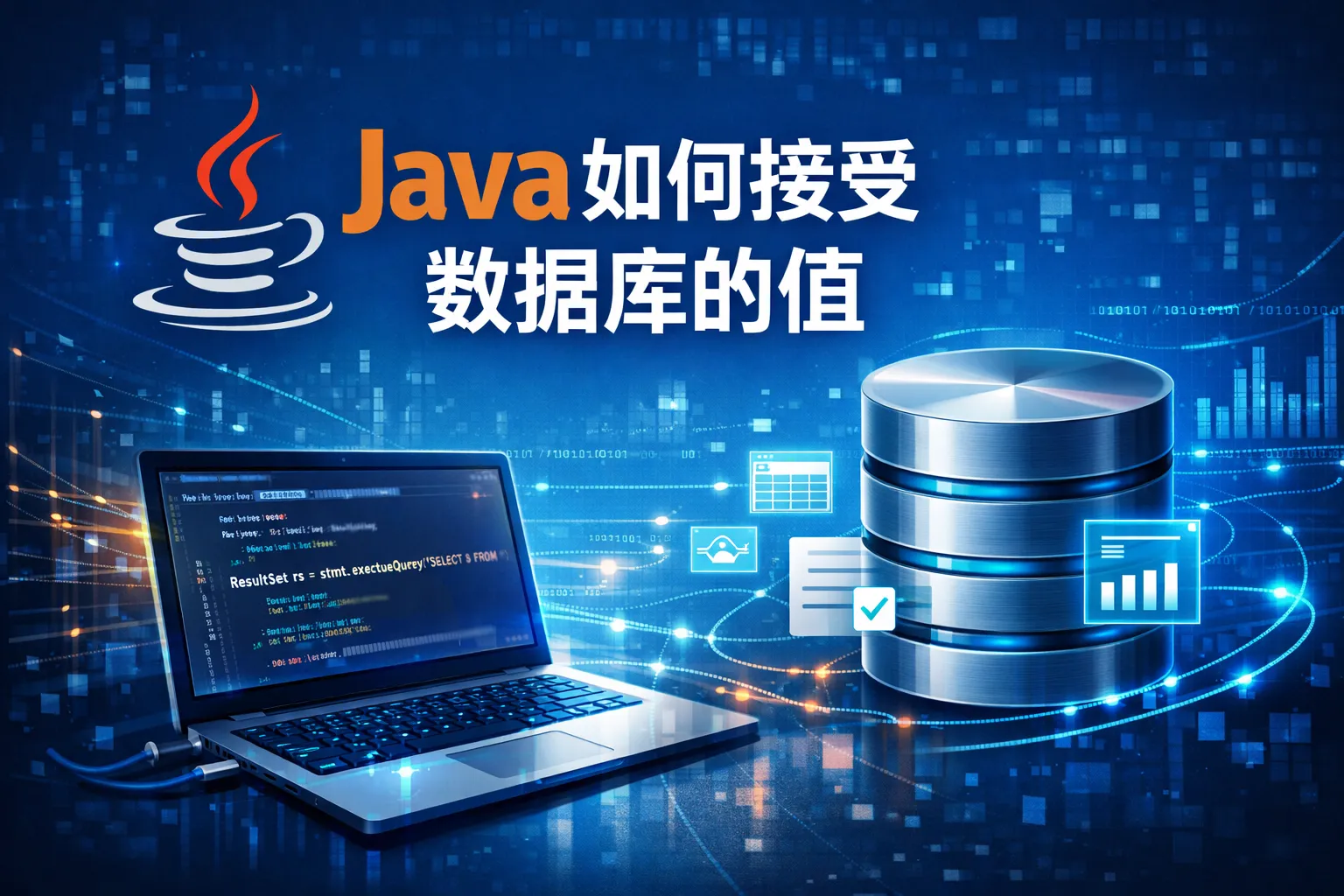 java如何接受数据库的值