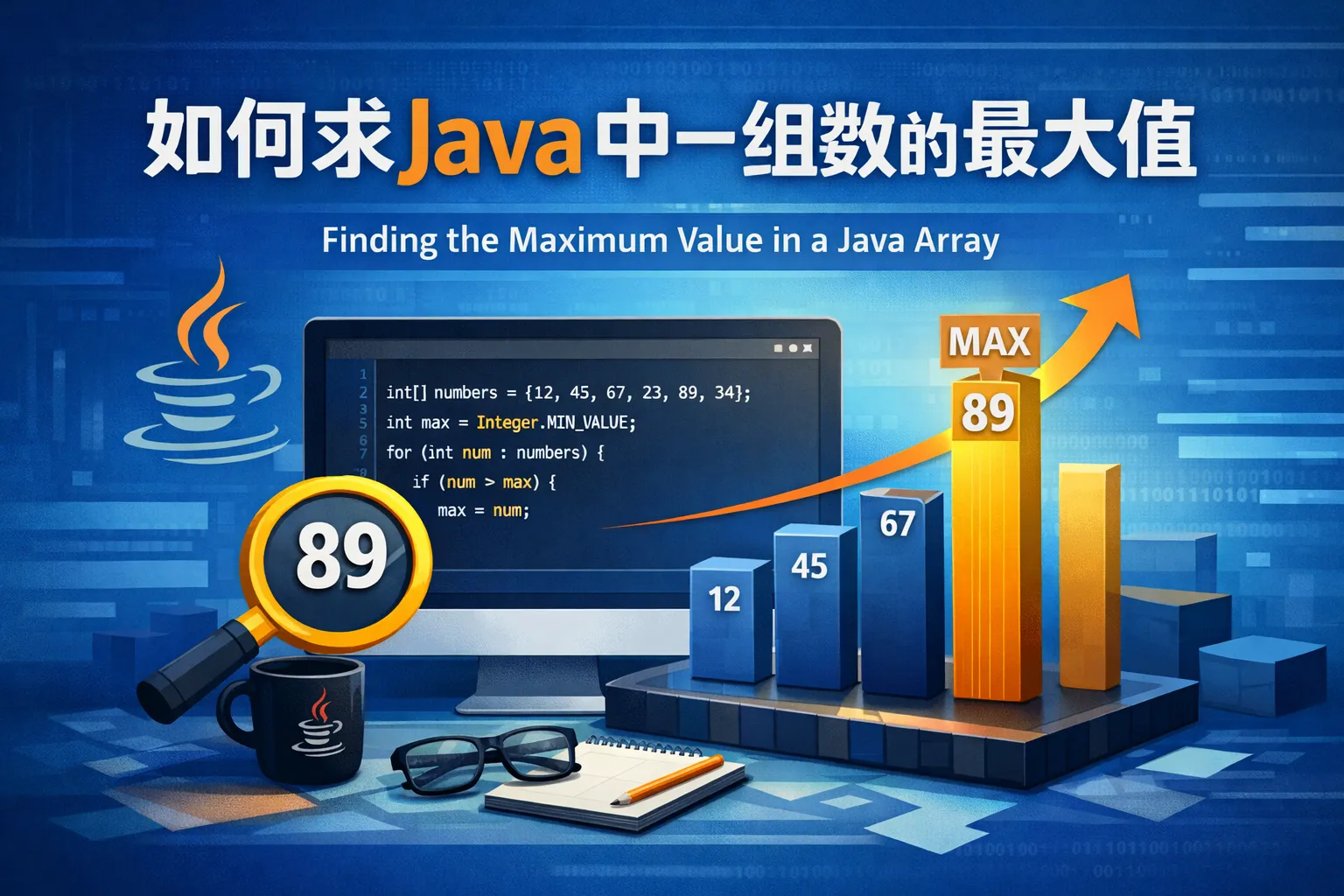如何求Java中一组数的最大值