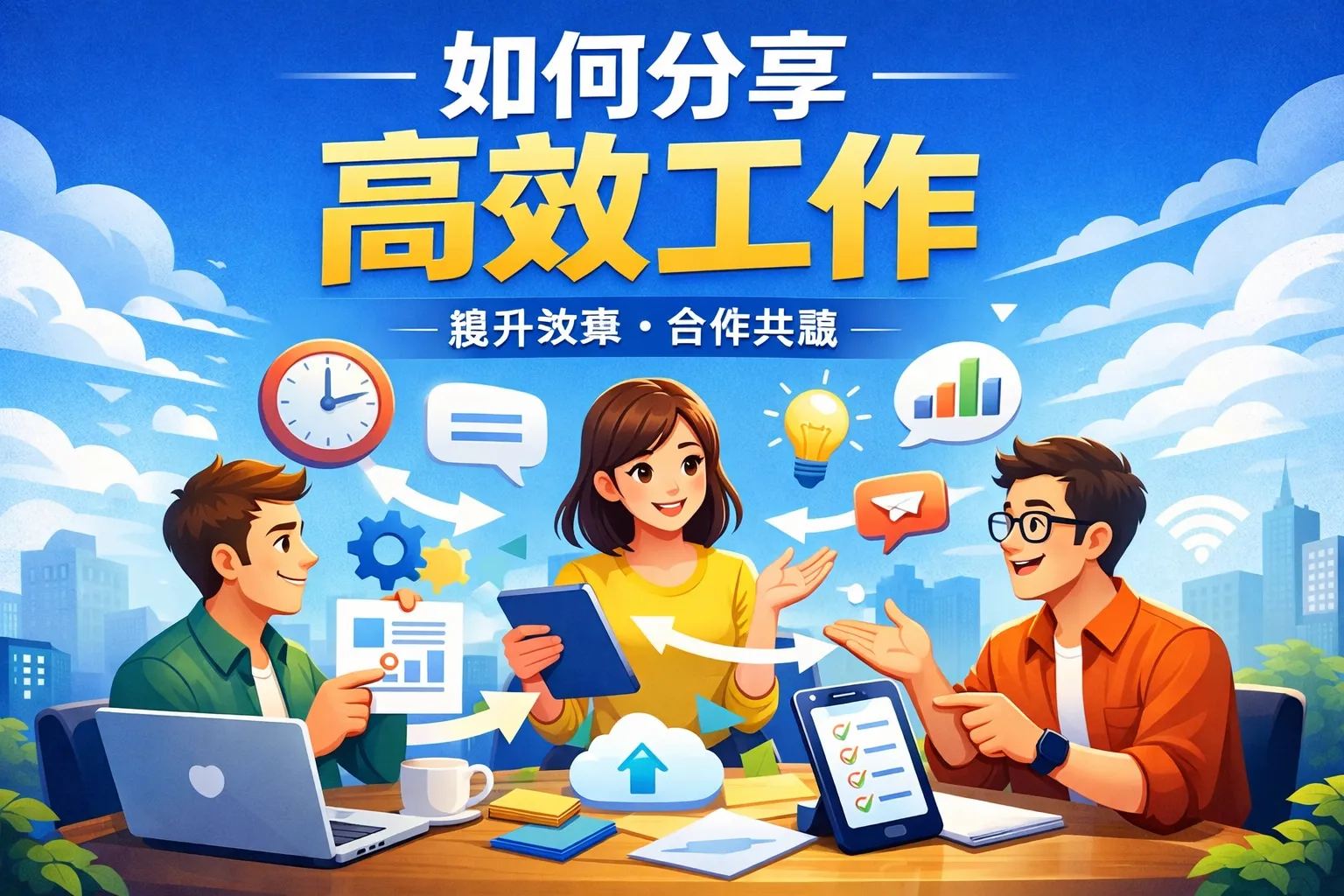 如何分享高效工作