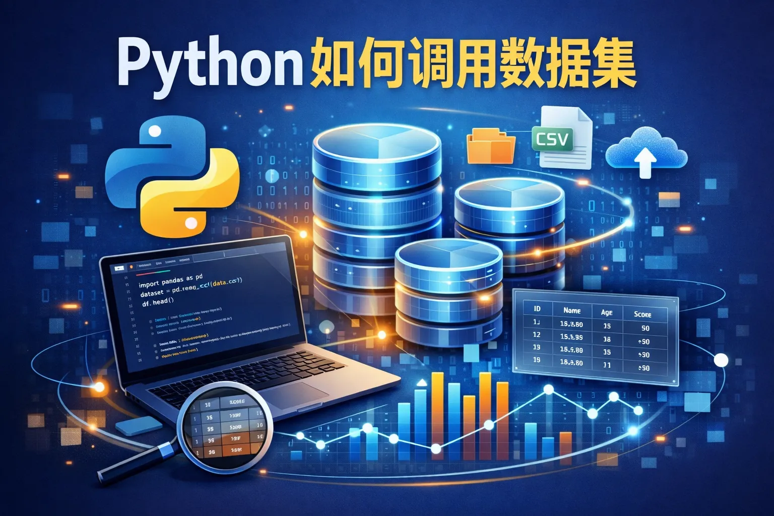 python如何调用数据集