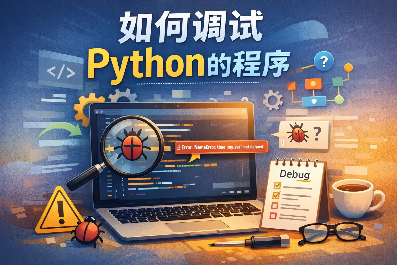 如何调试python的程序
