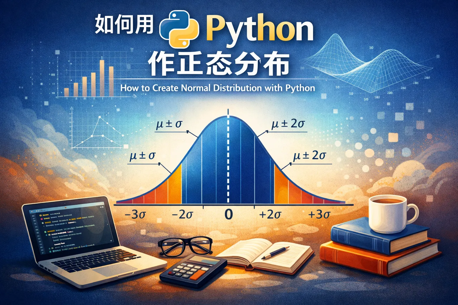 如何用python作正态分布