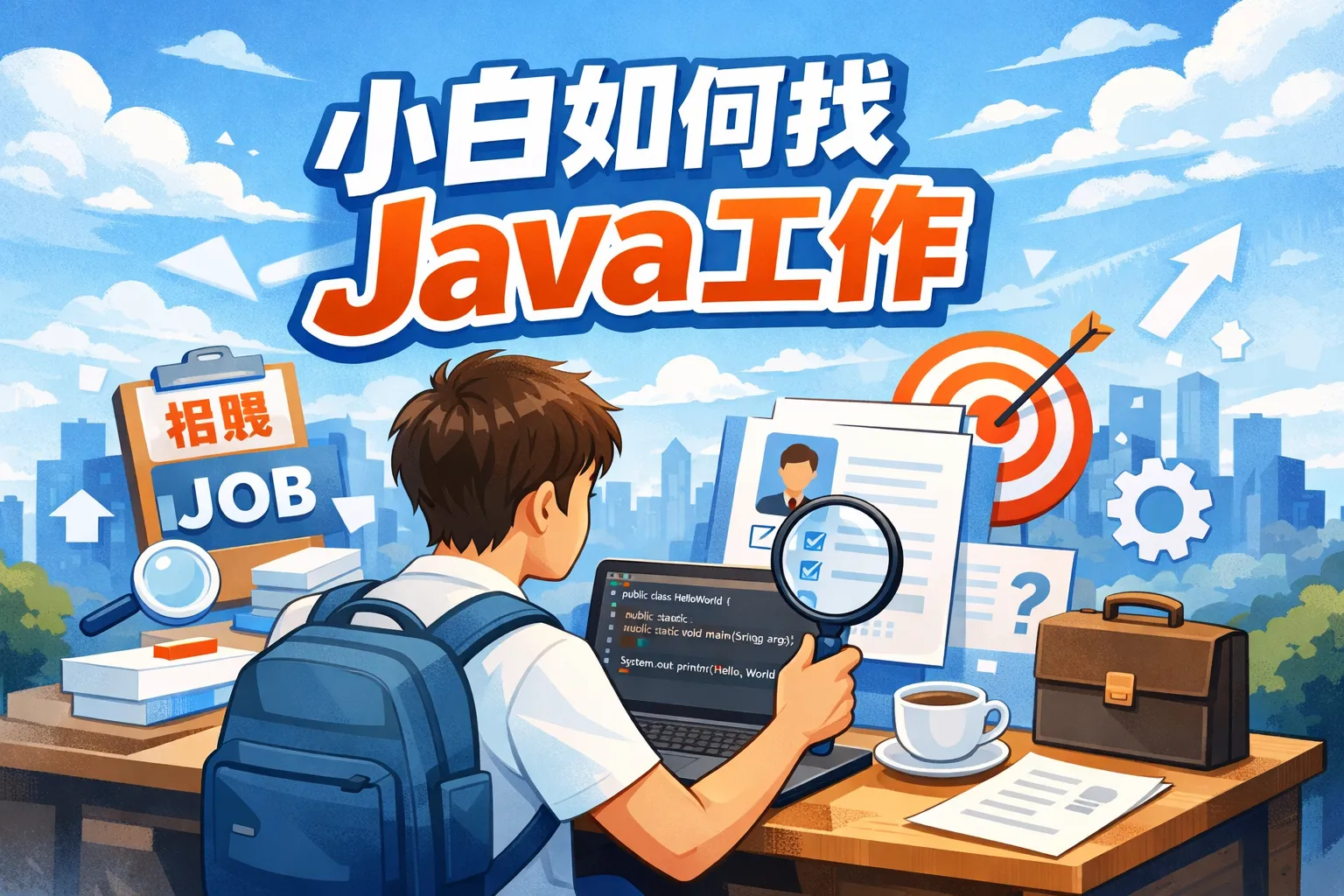 小白如何找java工作