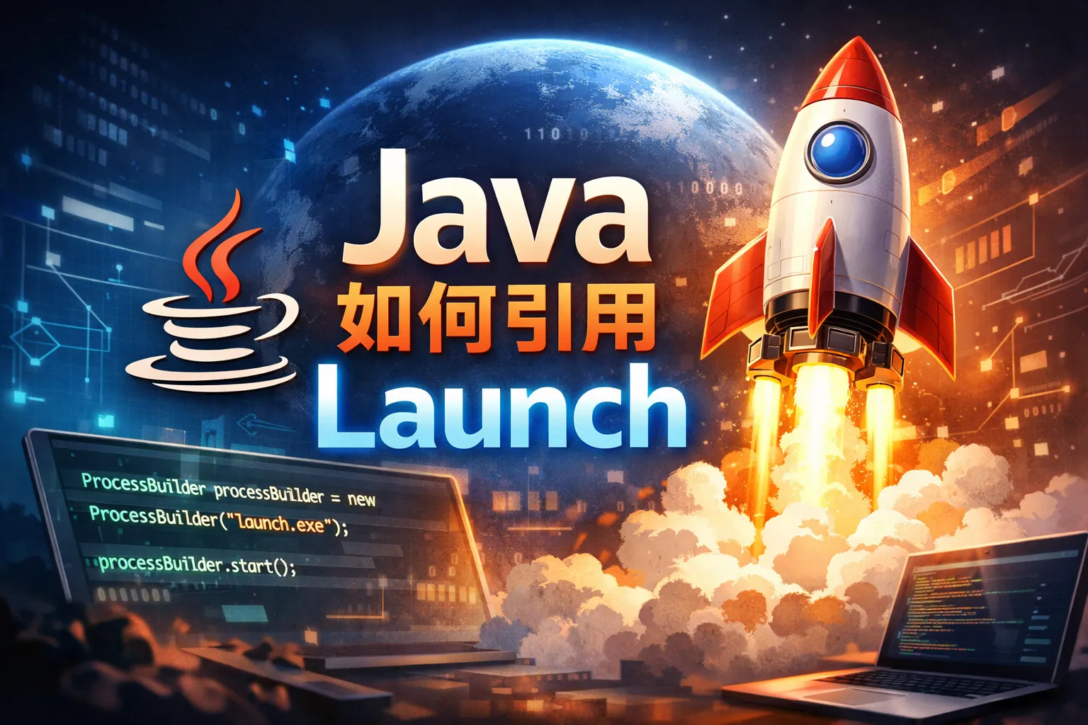 java如何引用launch