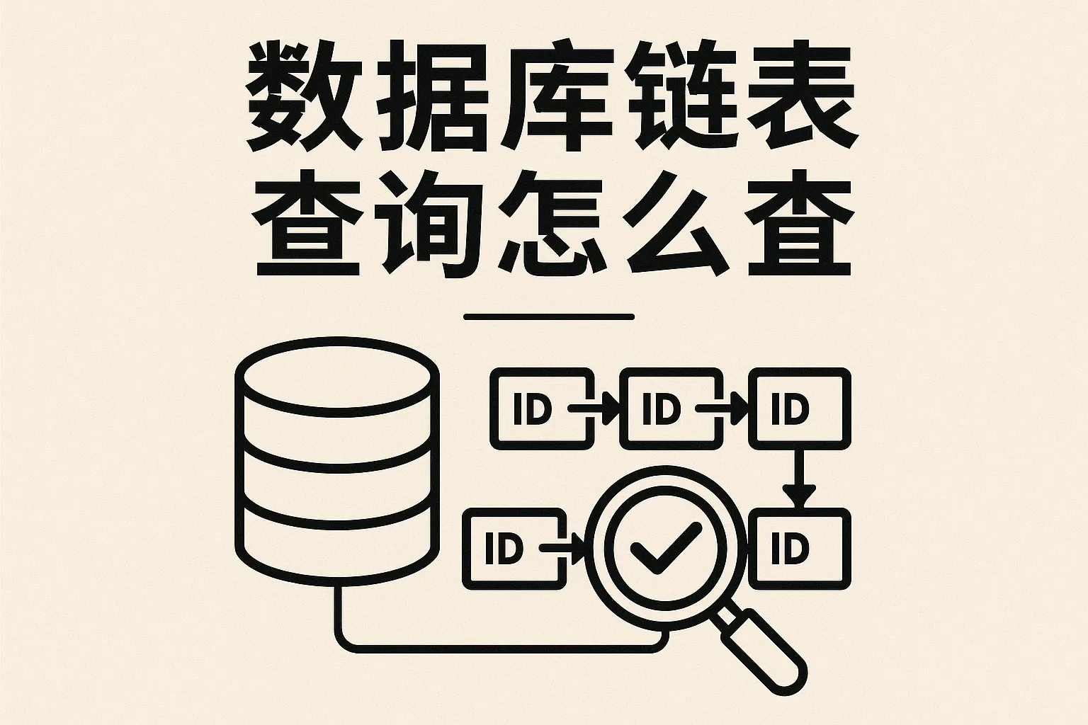 数据库链表查询怎么查