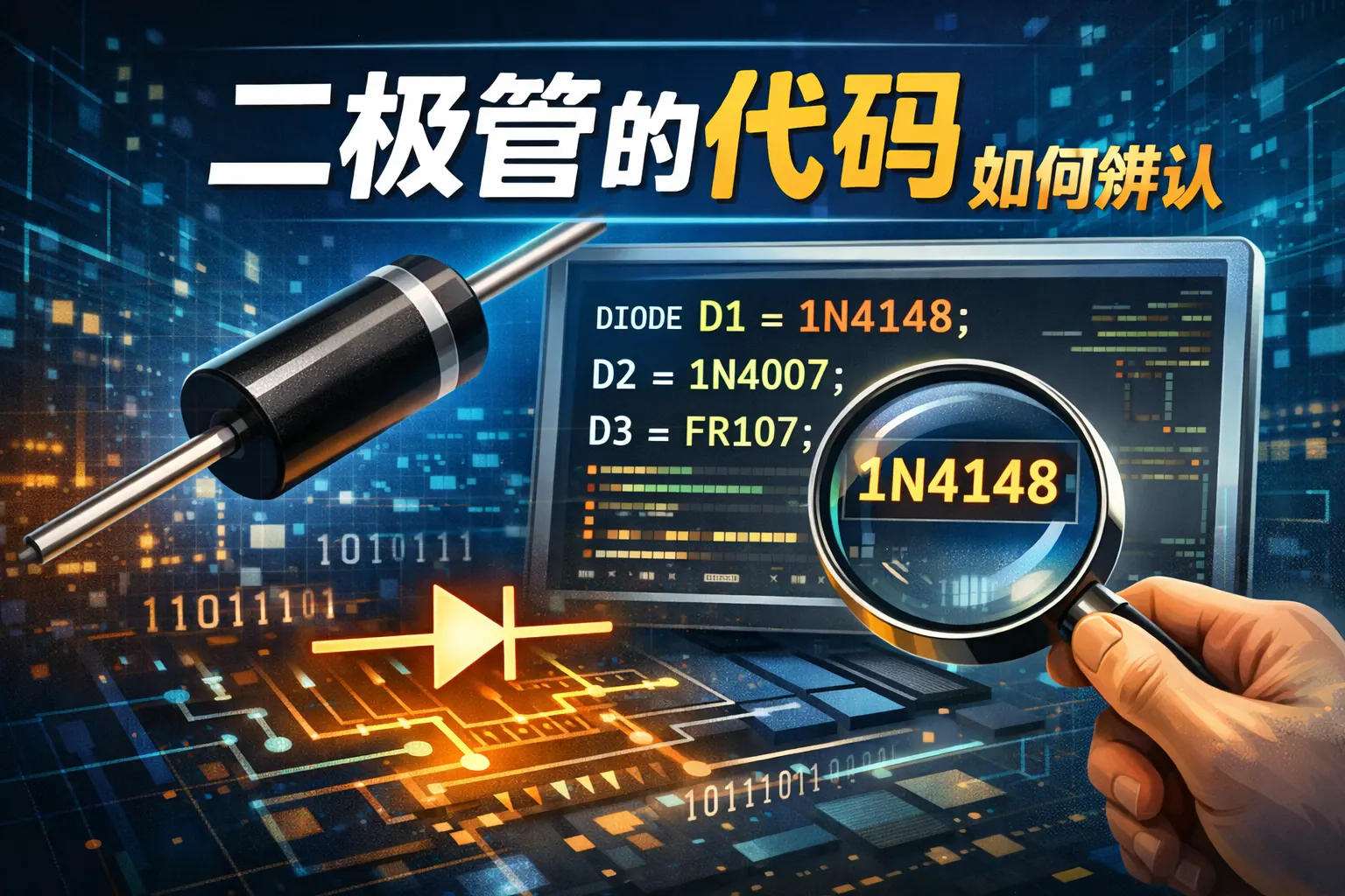 二极管的代码如何辨认