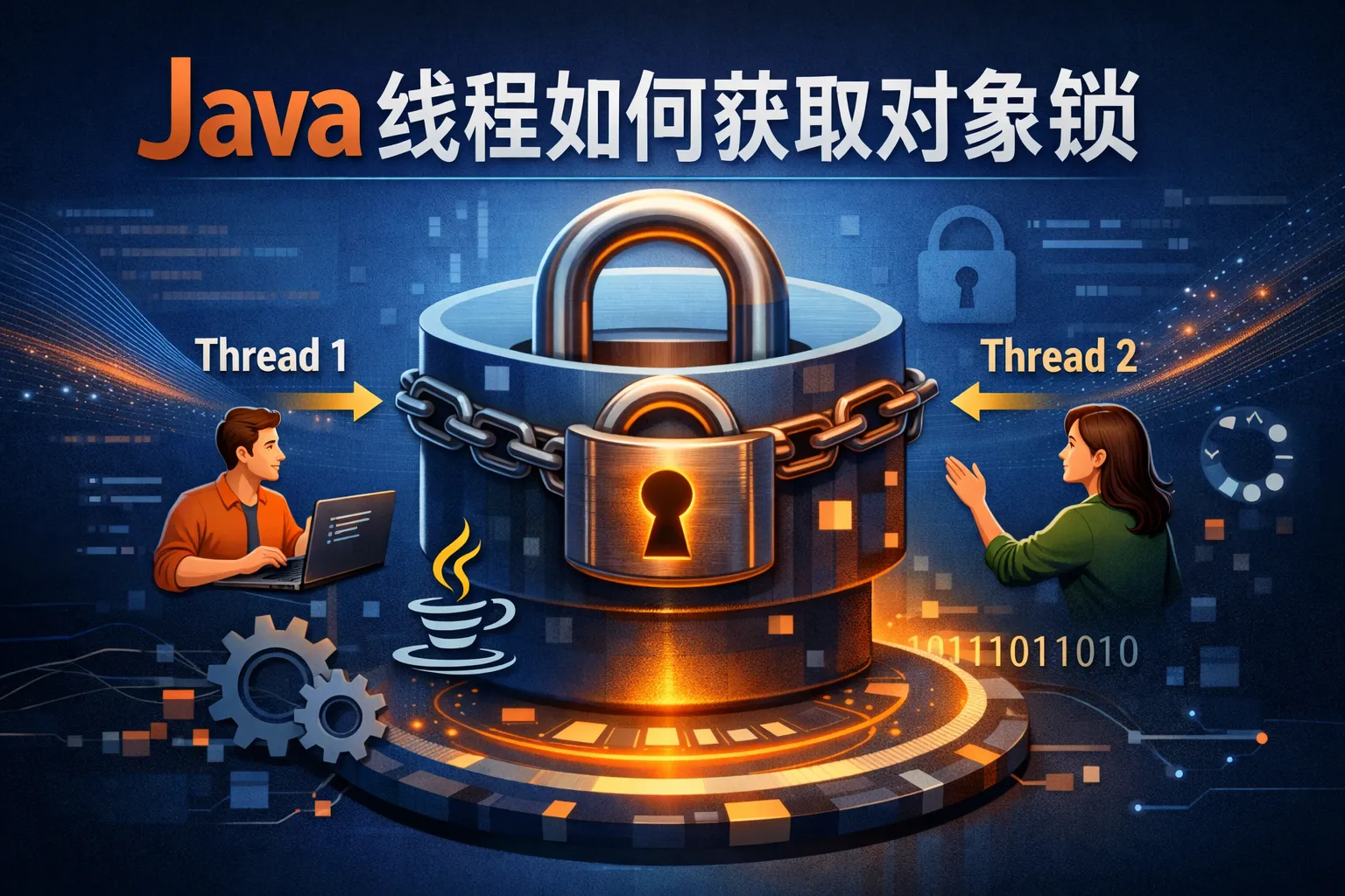 java线程如何获取对象锁