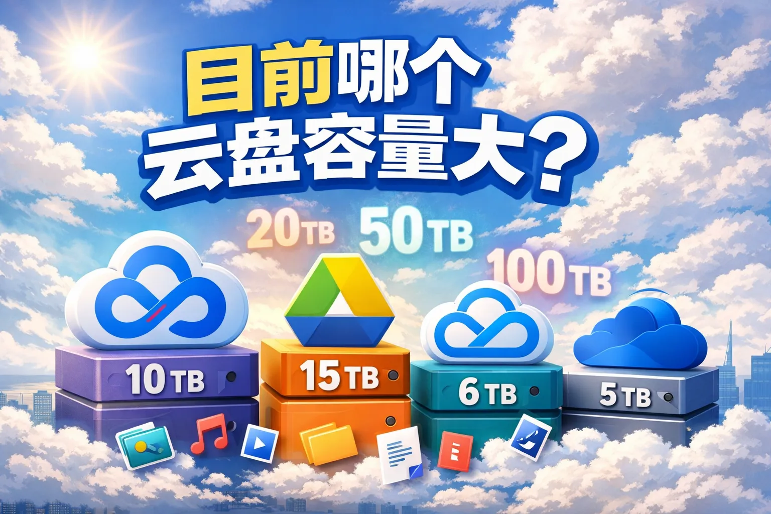 目前哪个云盘容量大