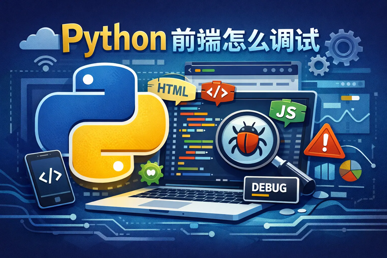 python 前端怎么调试