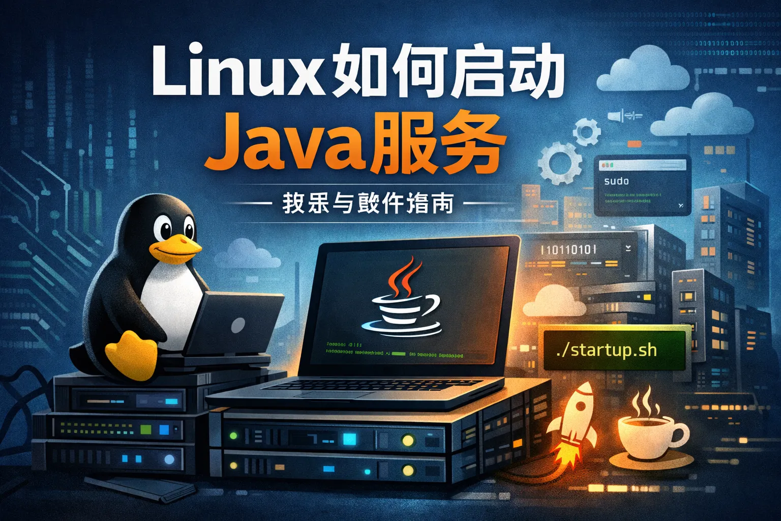 linux如何启动java服务