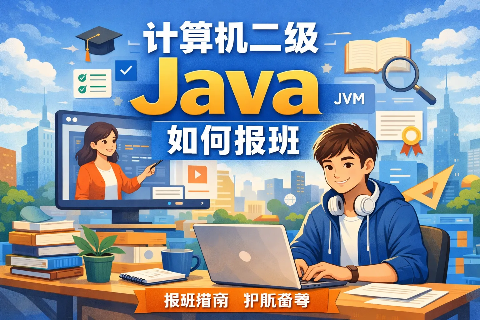 计算机二级java如何报班