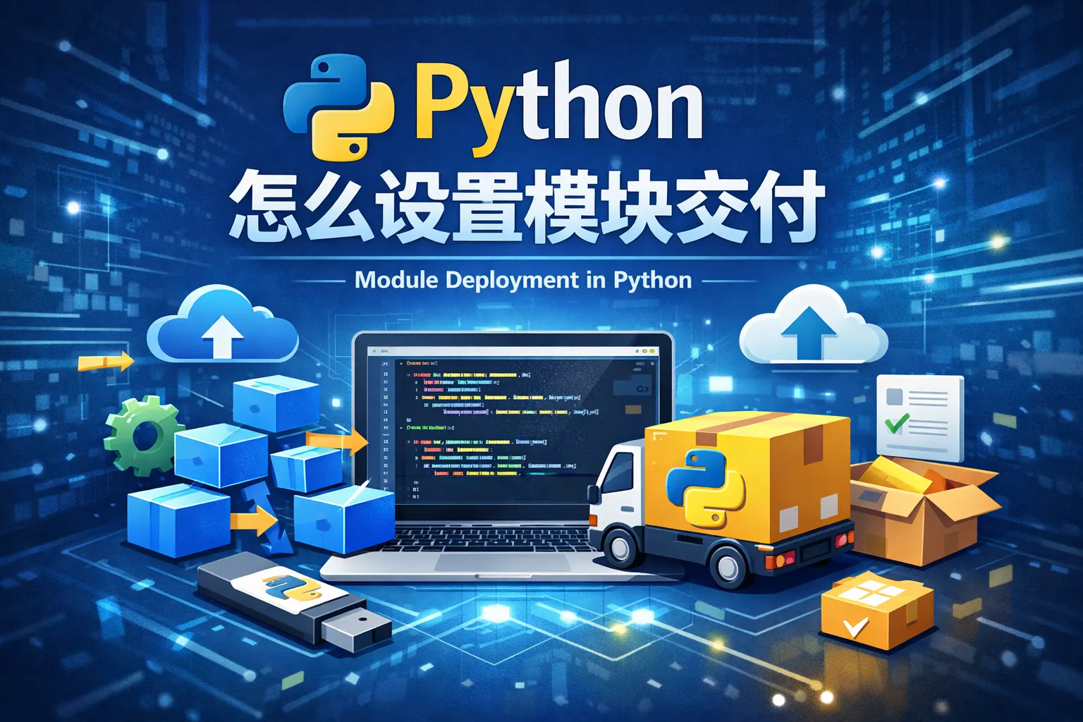 python怎么设置模块交付