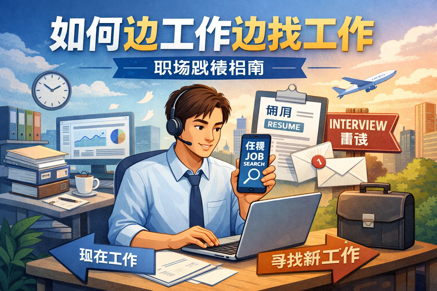 如何边工作边找工作