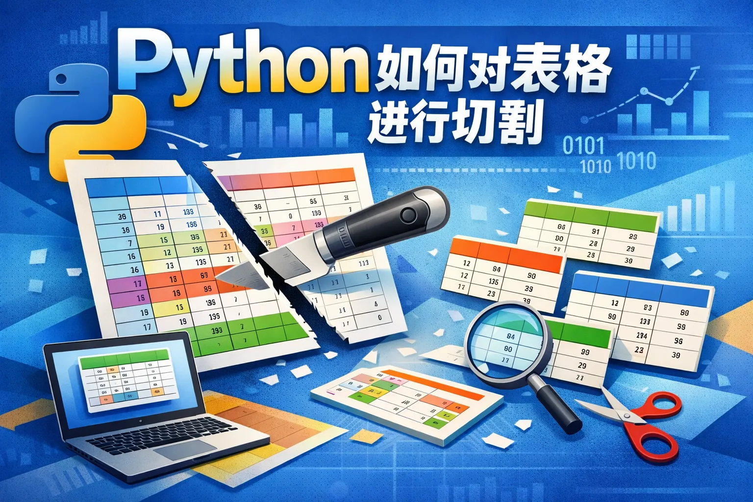 python如何对表格进行切割