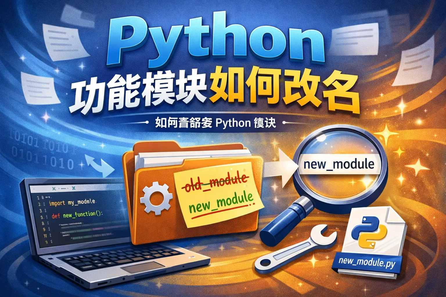 python功能模块如何改名