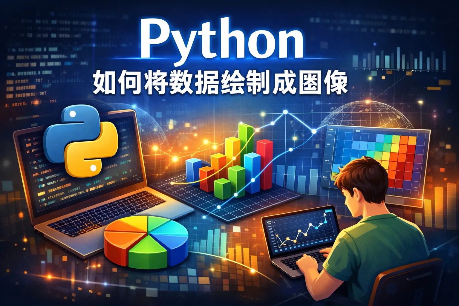 python如何将数据绘制成图像