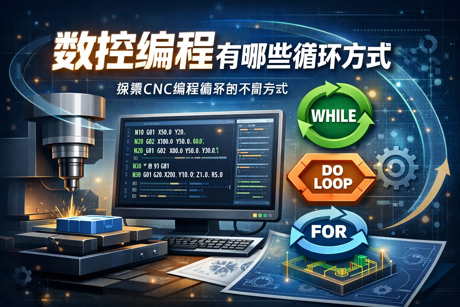 数控编程有哪些循环方式