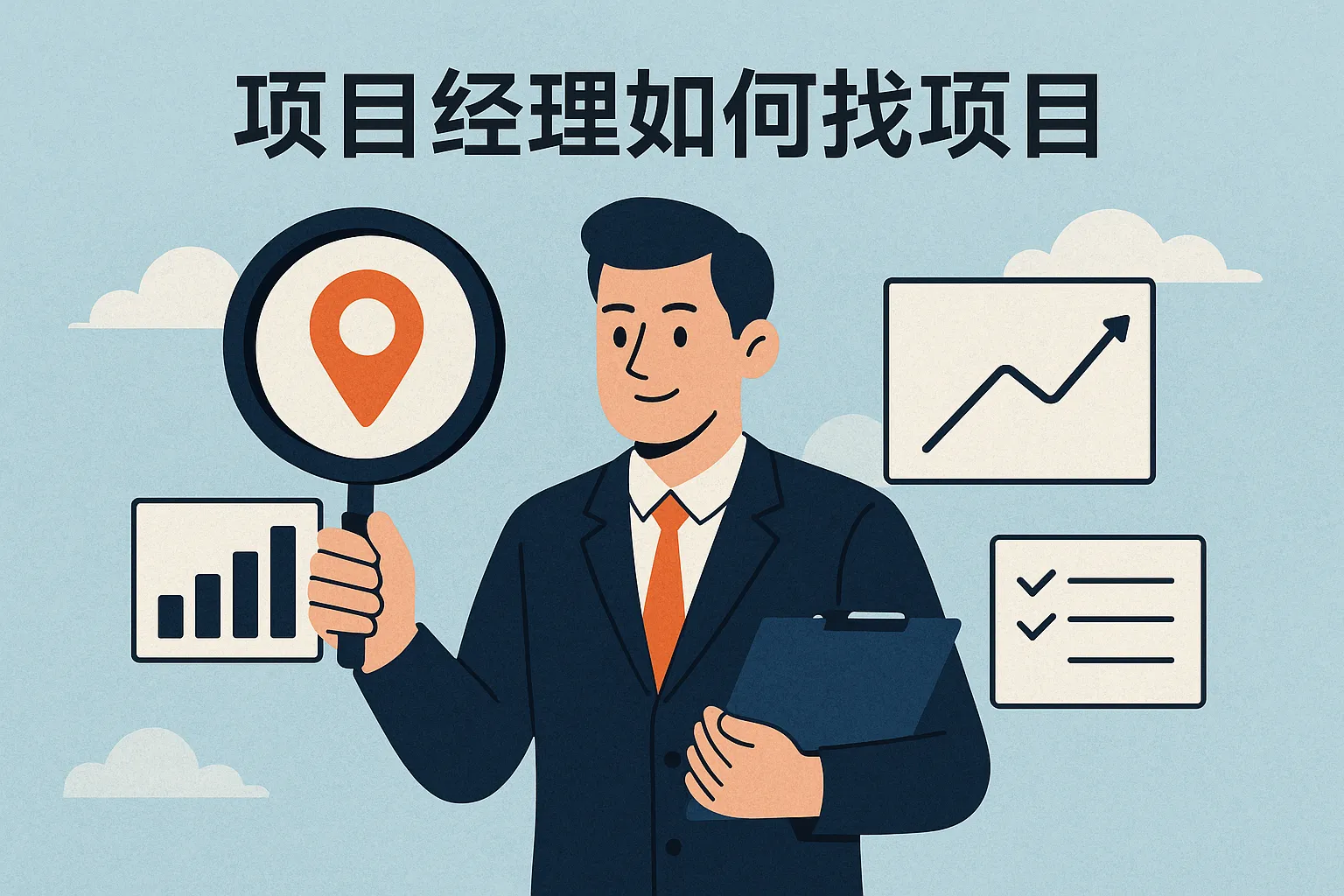 项目经理如何找项目
