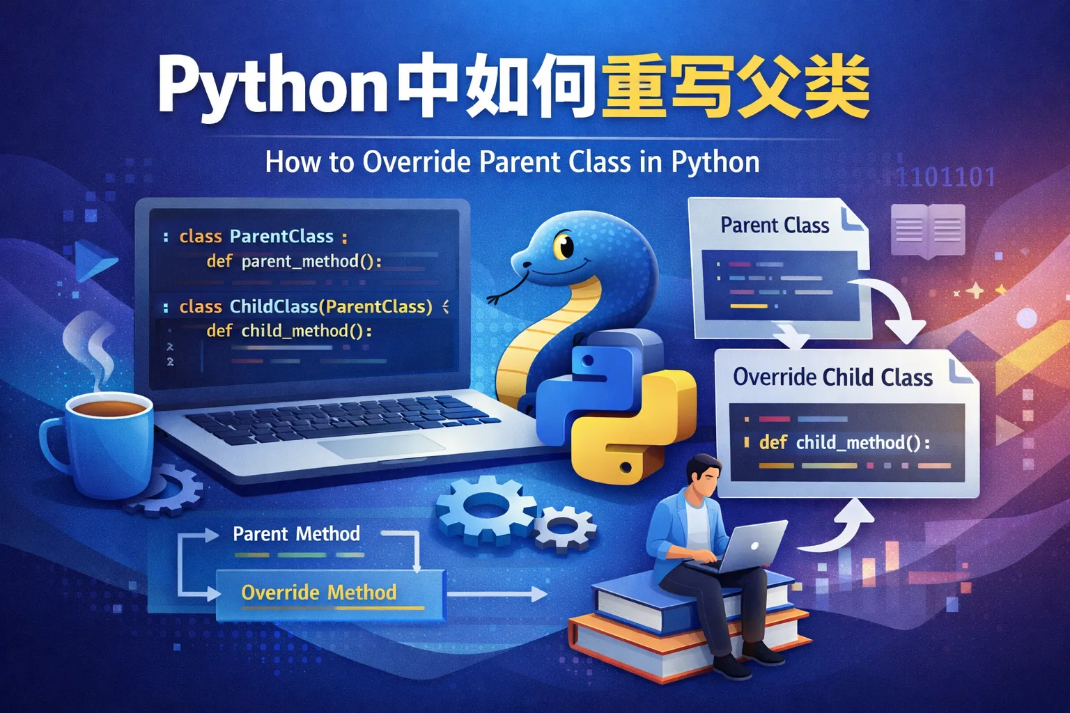 python中如何重写父类
