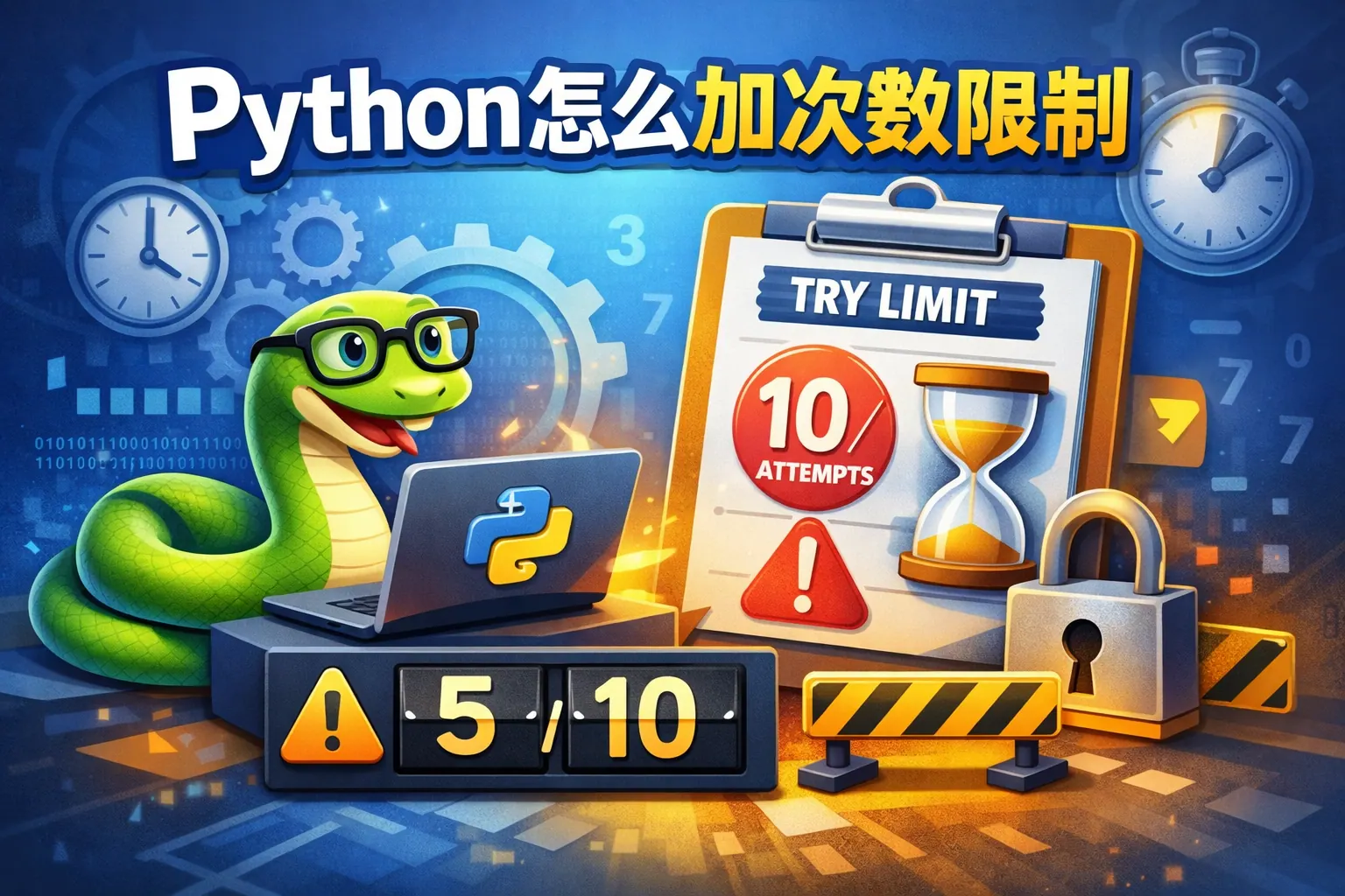 python怎么加次数限制