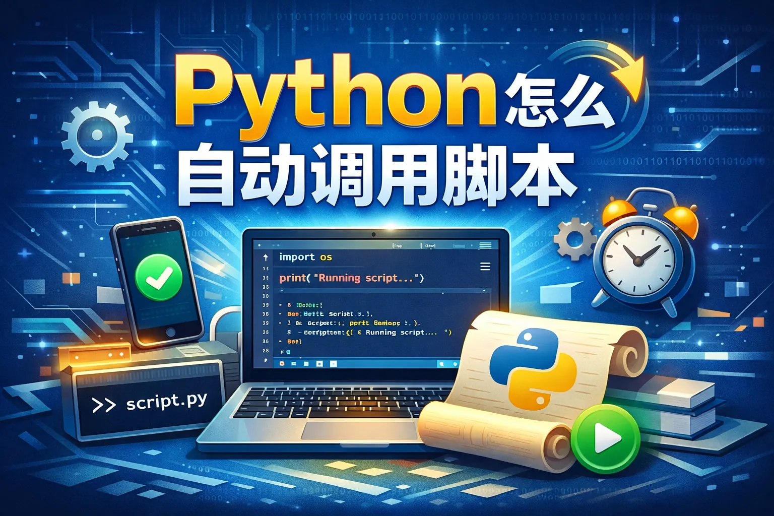 python怎么自动调用脚本