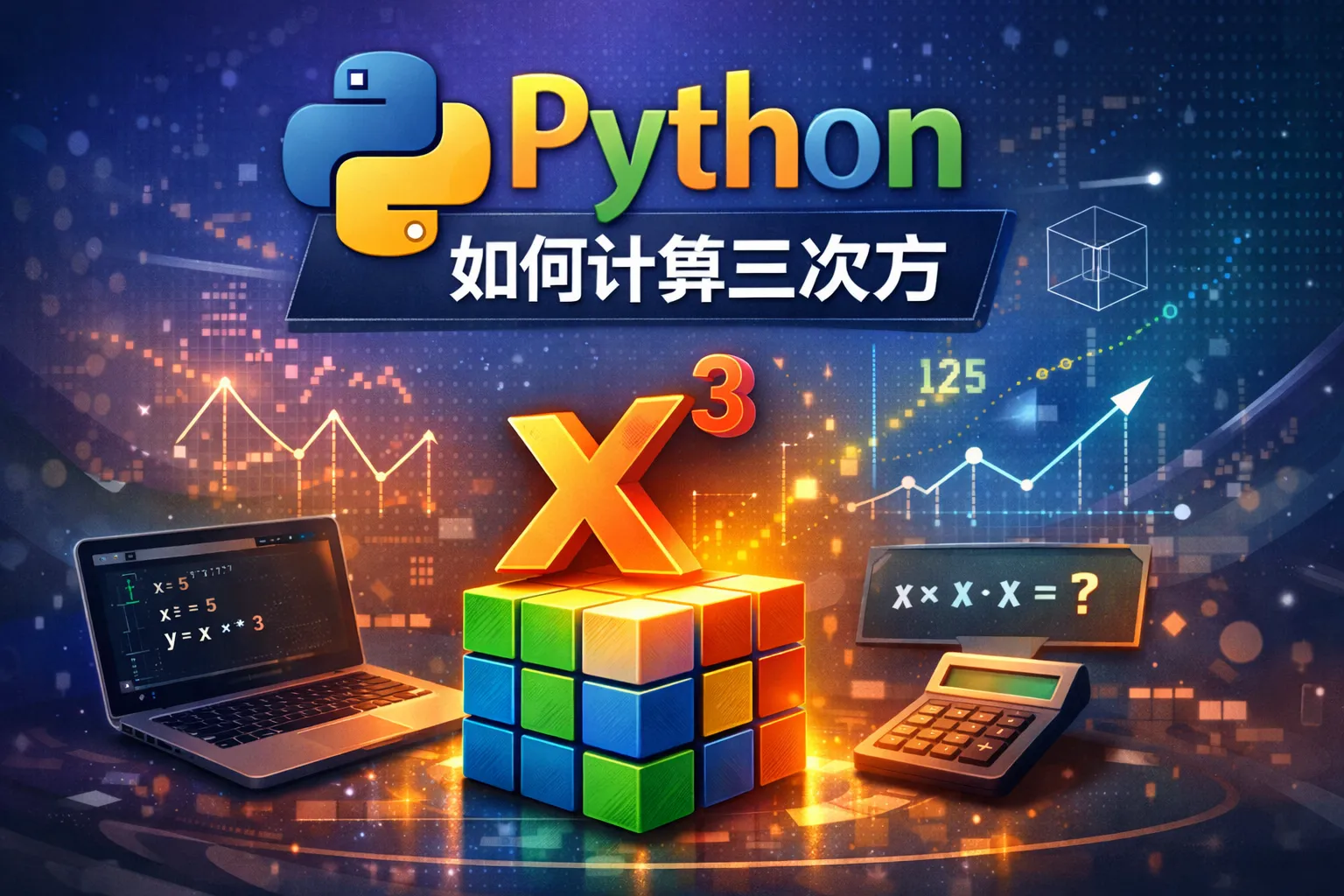 python如何计算三次方