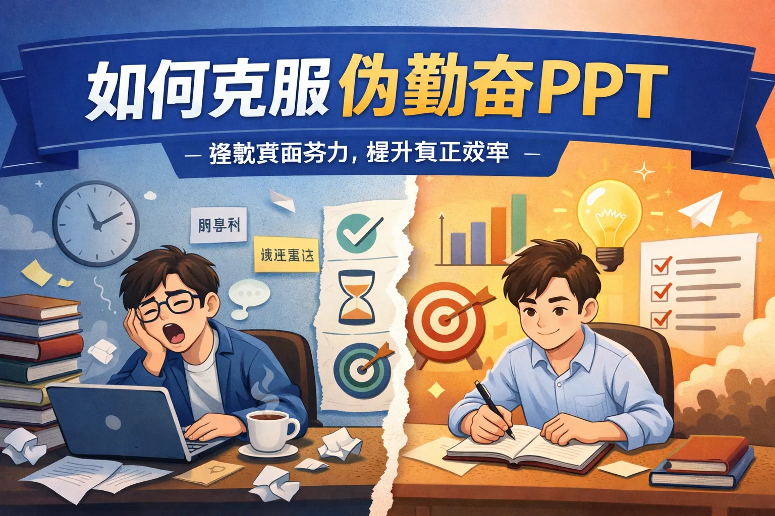 如何克服伪勤奋ppt