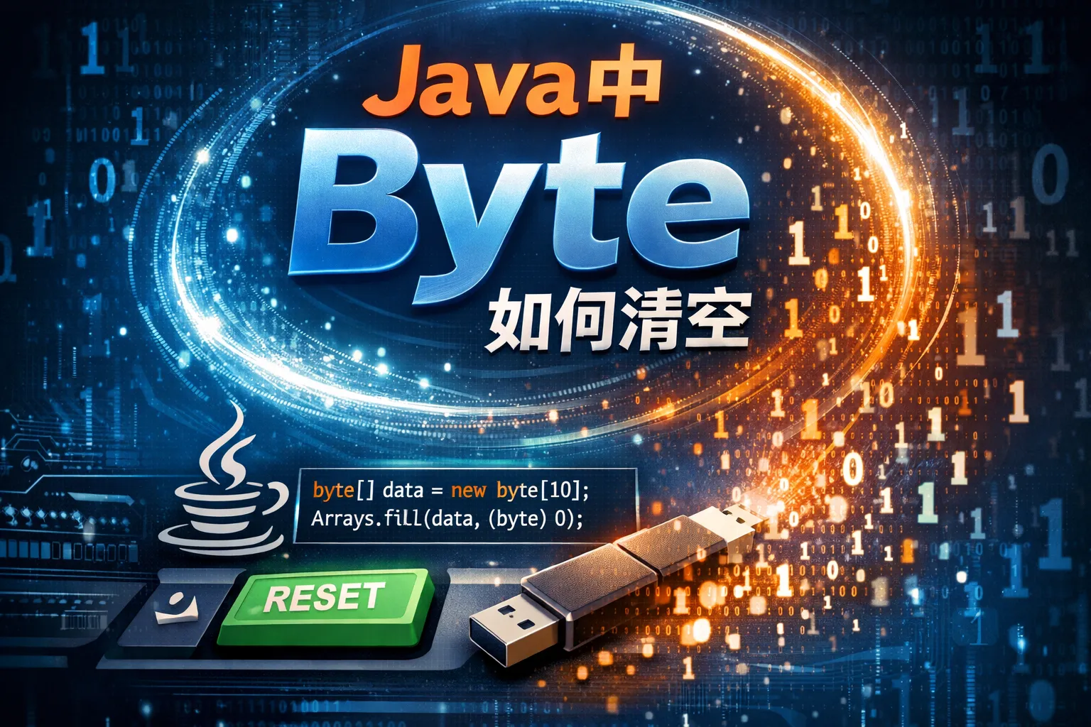 java中 byte如何清空