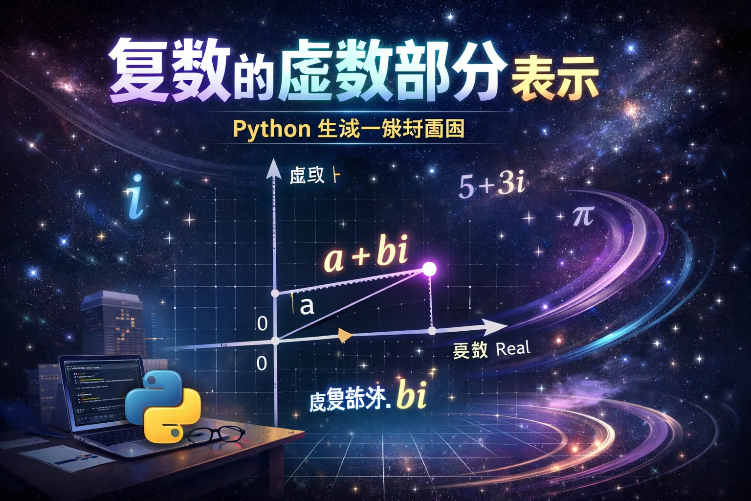 复数的虚数部分表示python