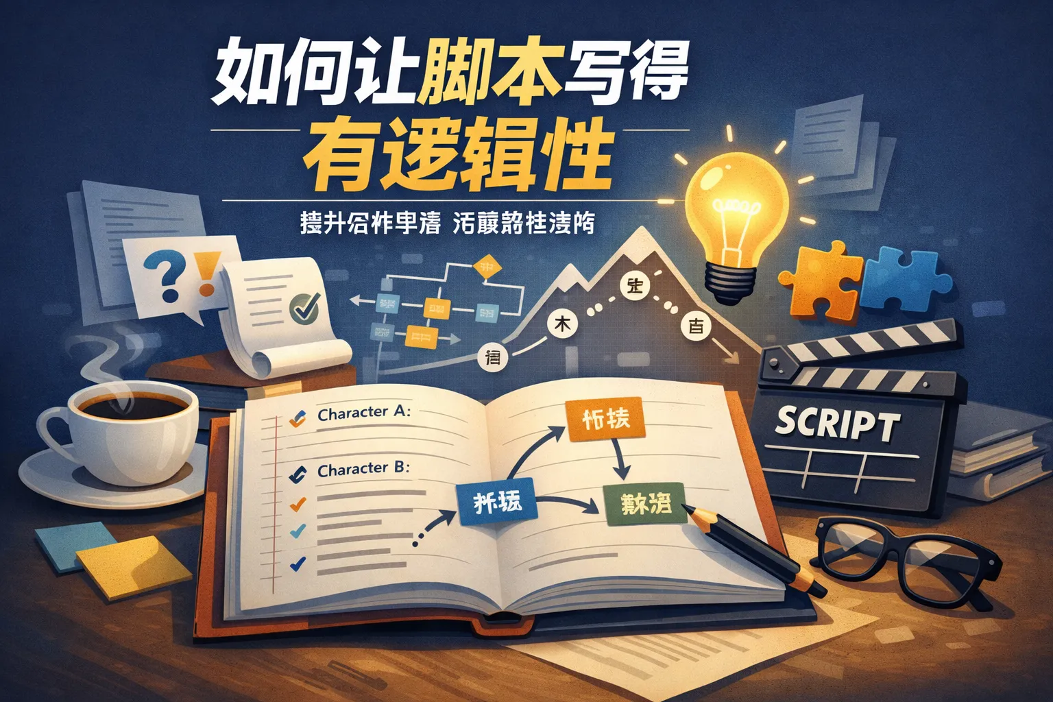 如何让脚本写得有逻辑性