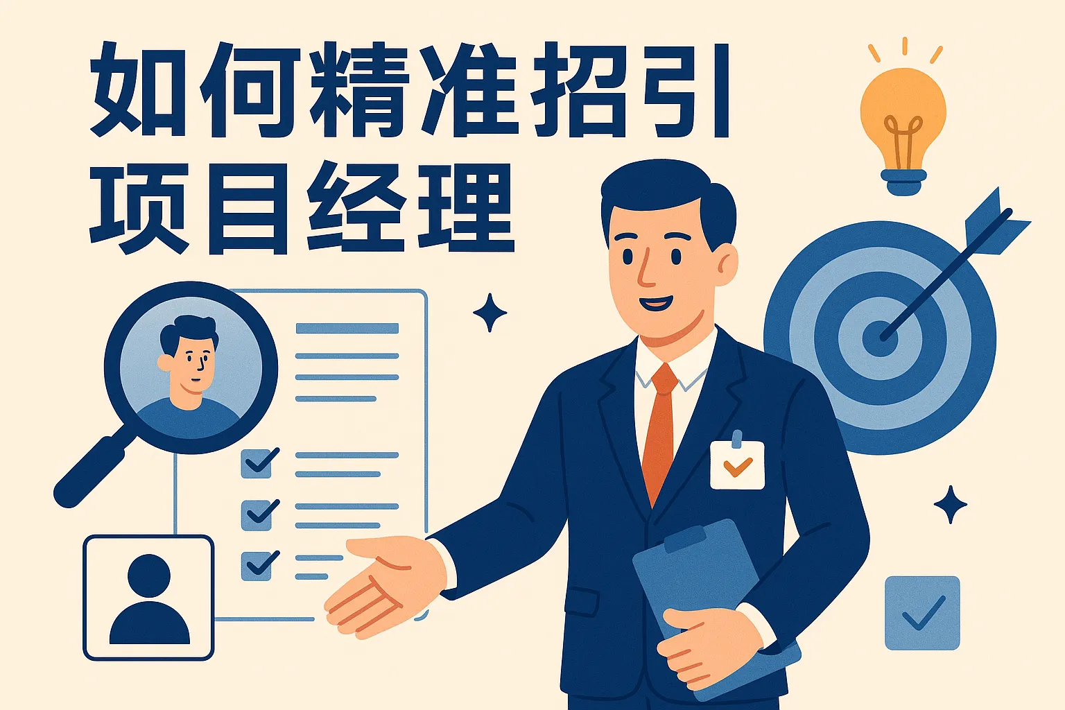如何精准招引项目经理