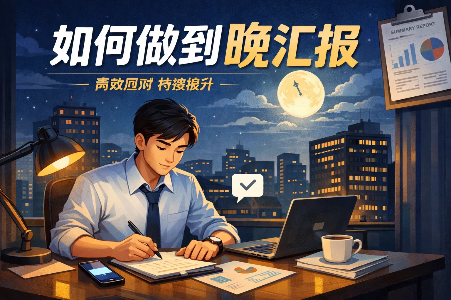 如何做到晚汇报