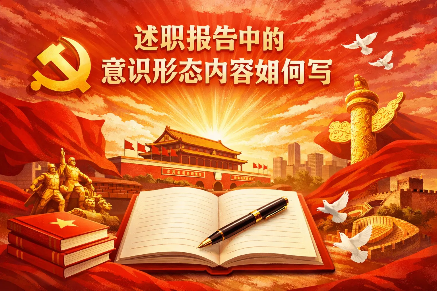 述职报告中的意识形态内容如何写