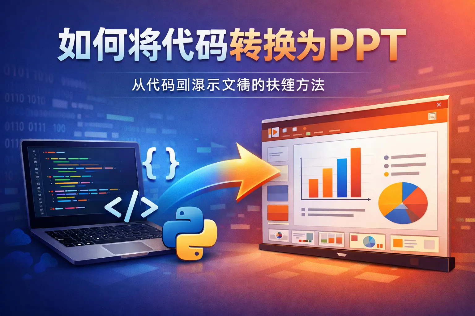 如何将代码转换为ppt