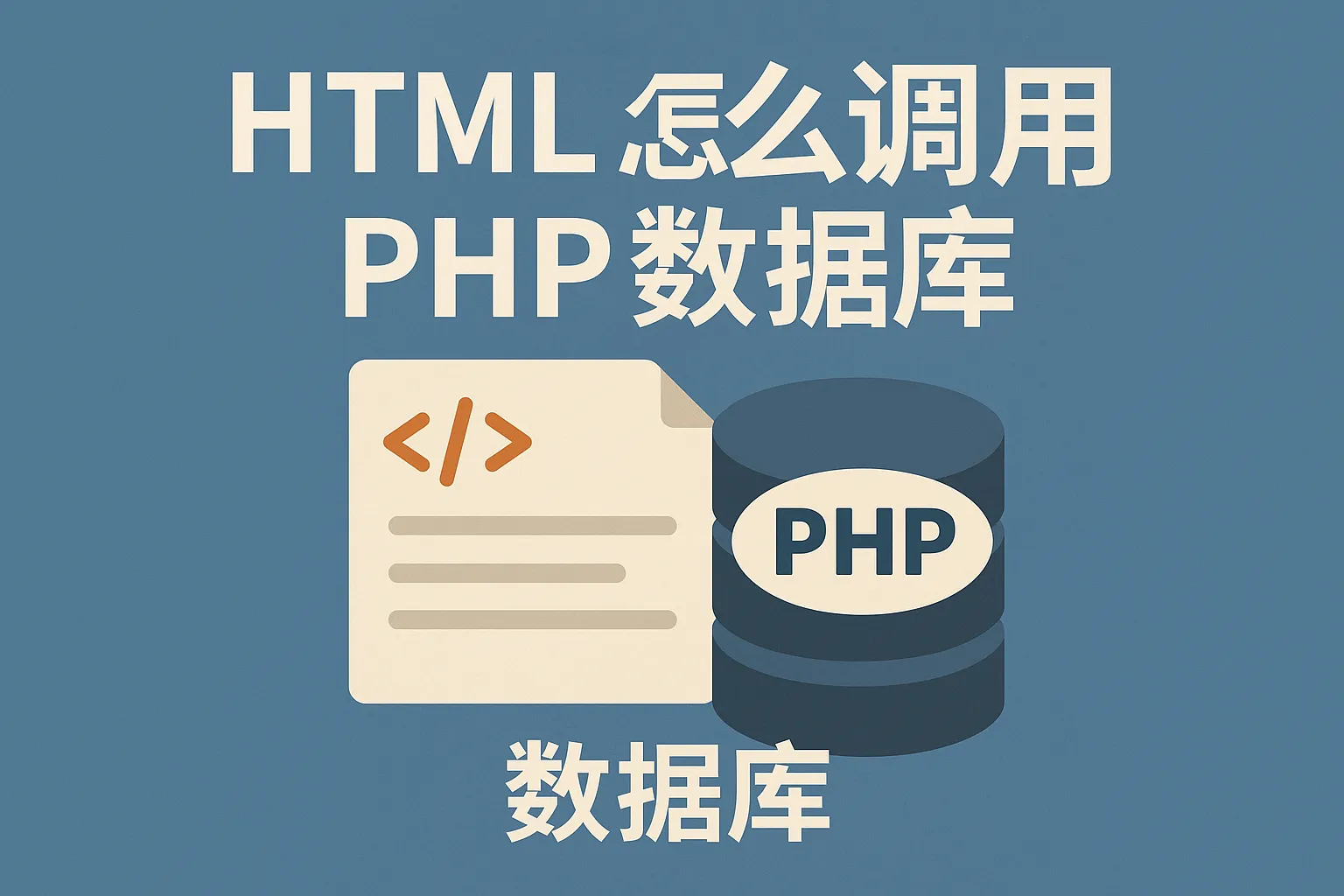 html怎么调用php数据库数据库数据库