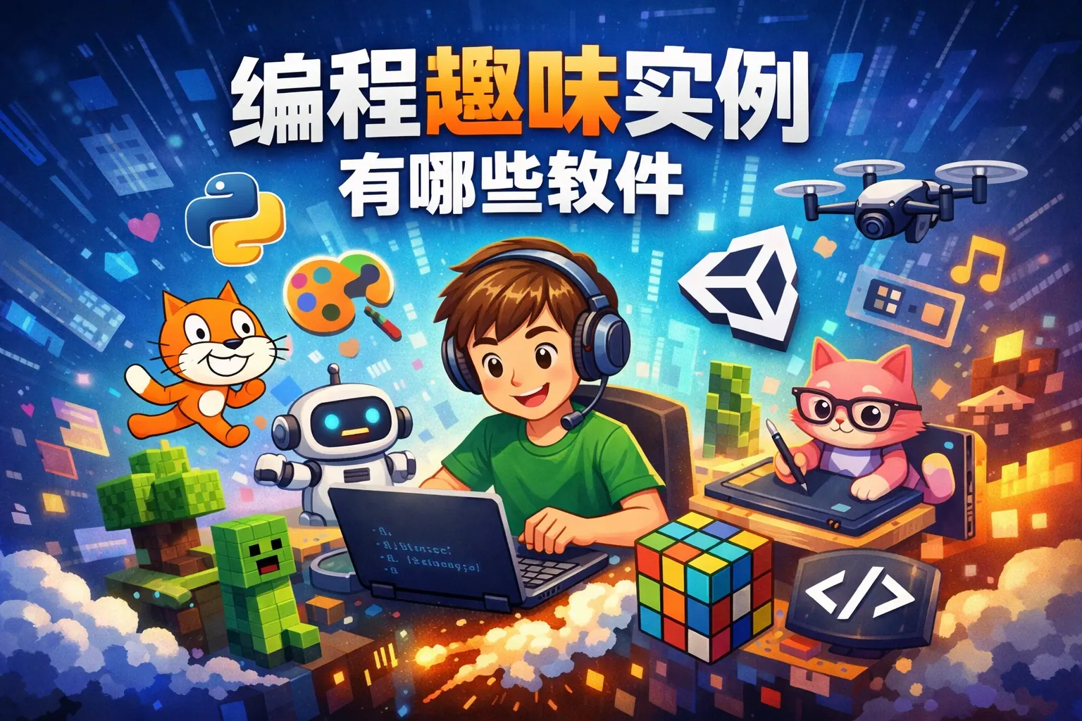 编程趣味实例有哪些软件