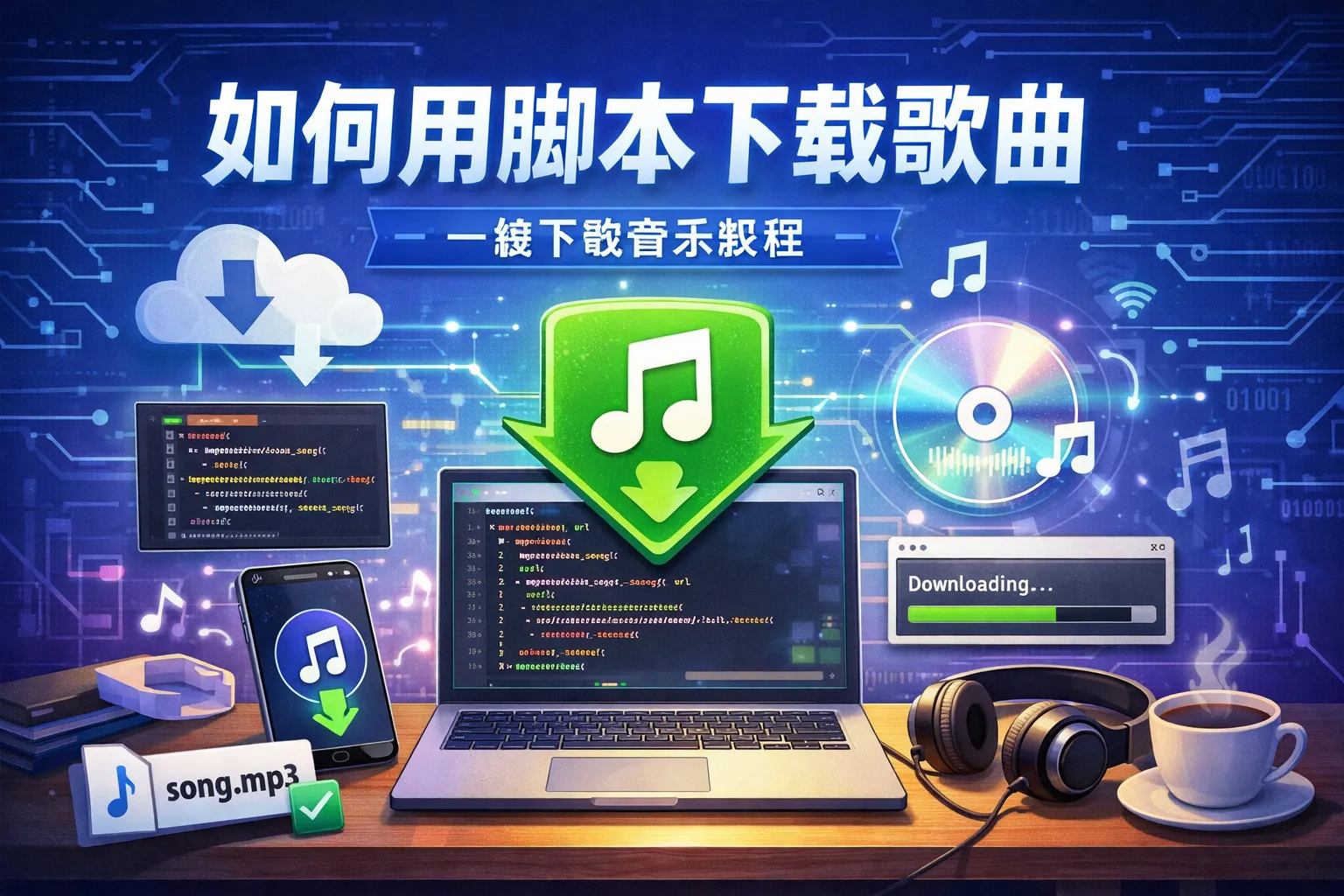 如何用脚本下载歌曲