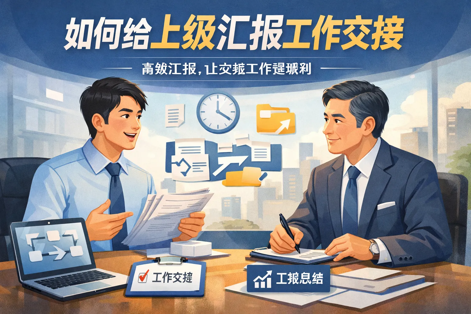 如何给上级汇报工作交接