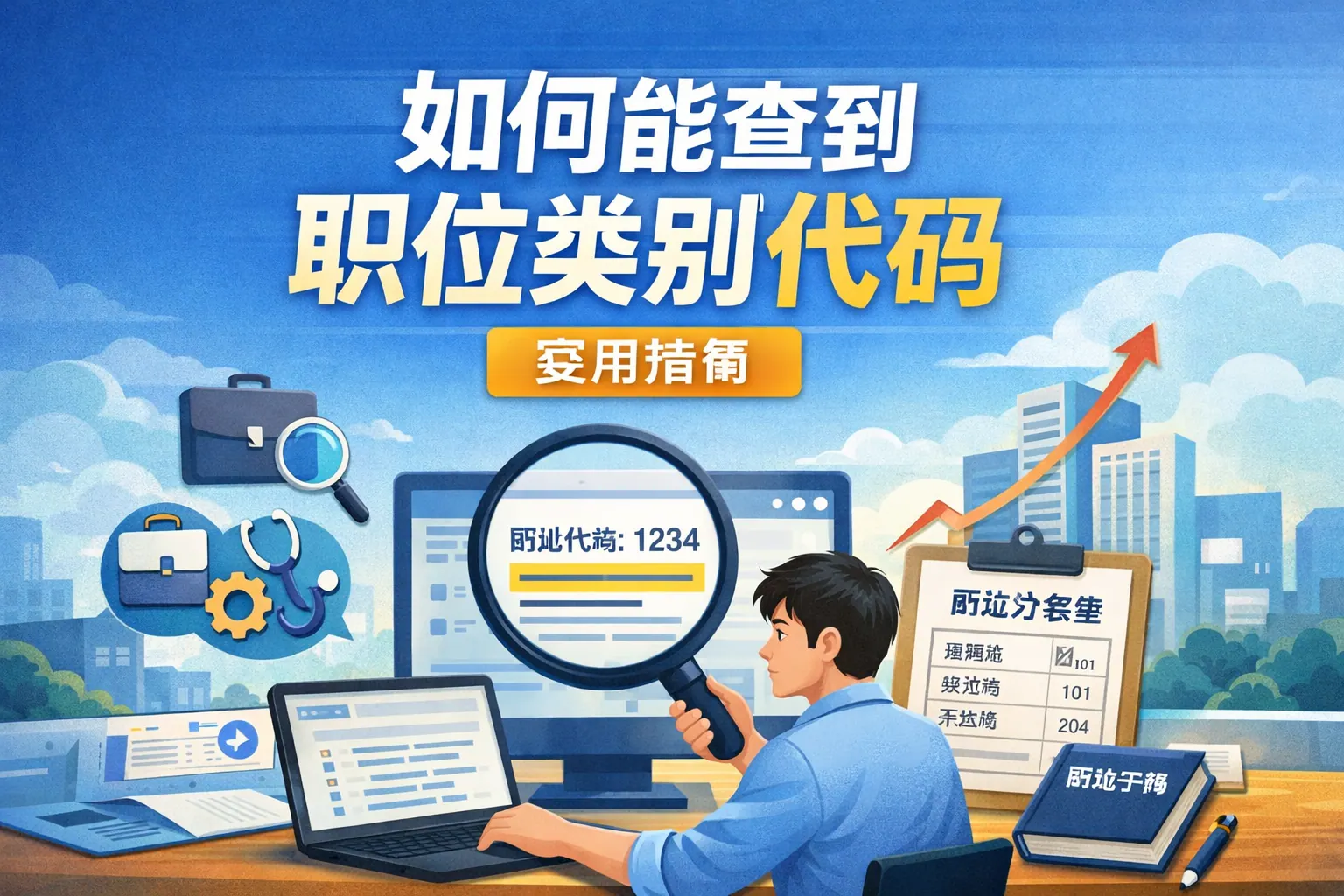 如何能查到职位类别代码