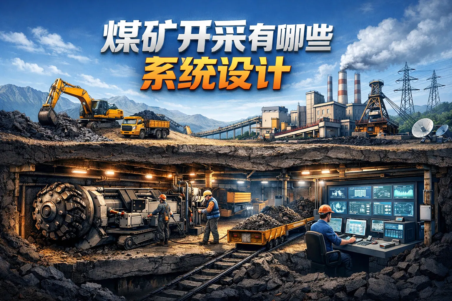 煤矿开采有哪些系统设计