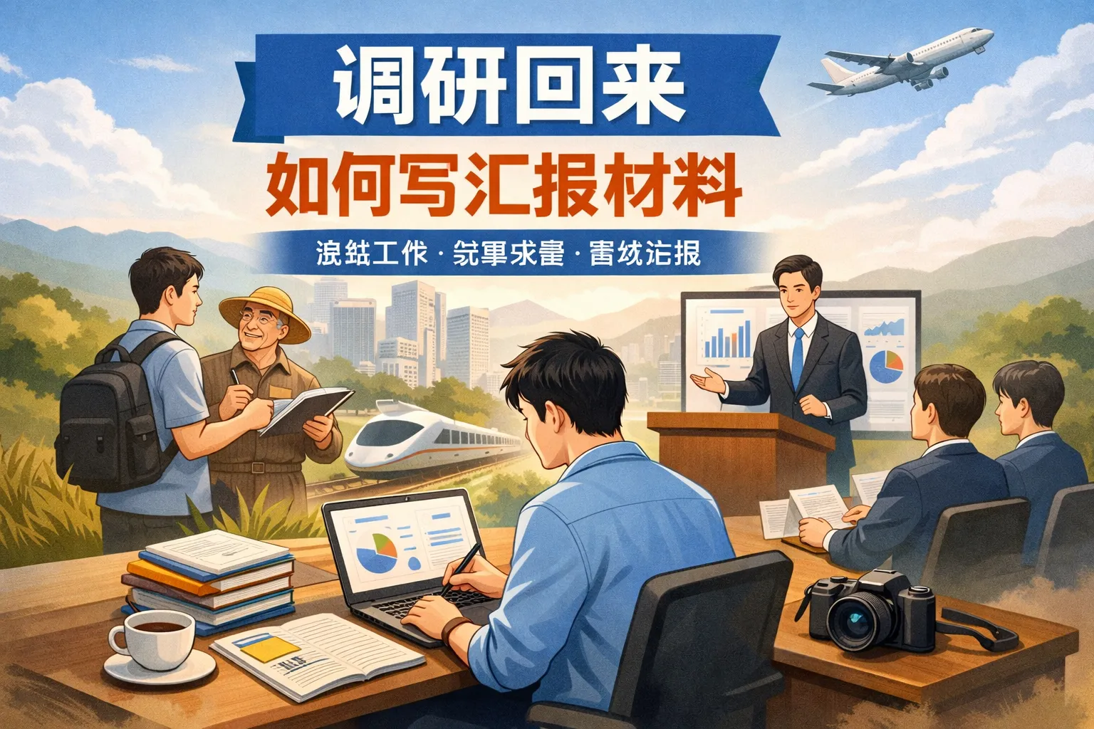 调研回来如何写汇报材料