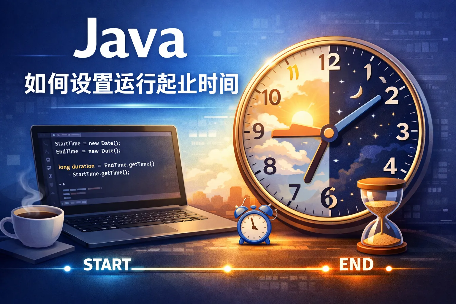 java如何设置运行起止时间