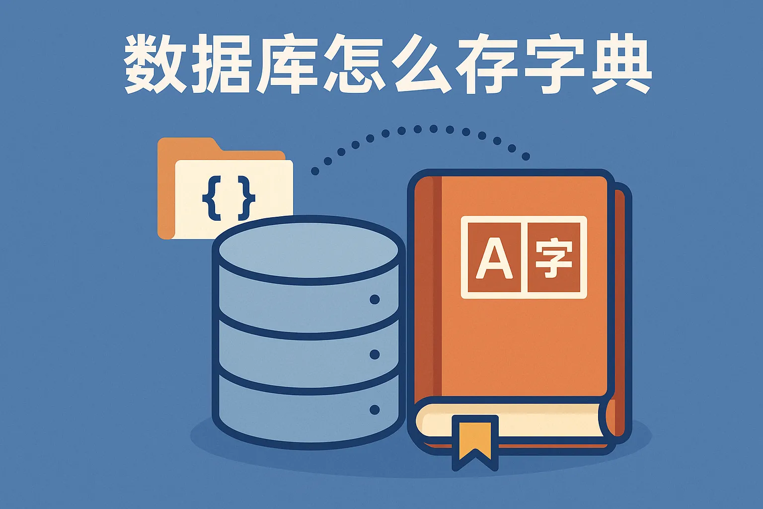 数据库怎么存字典