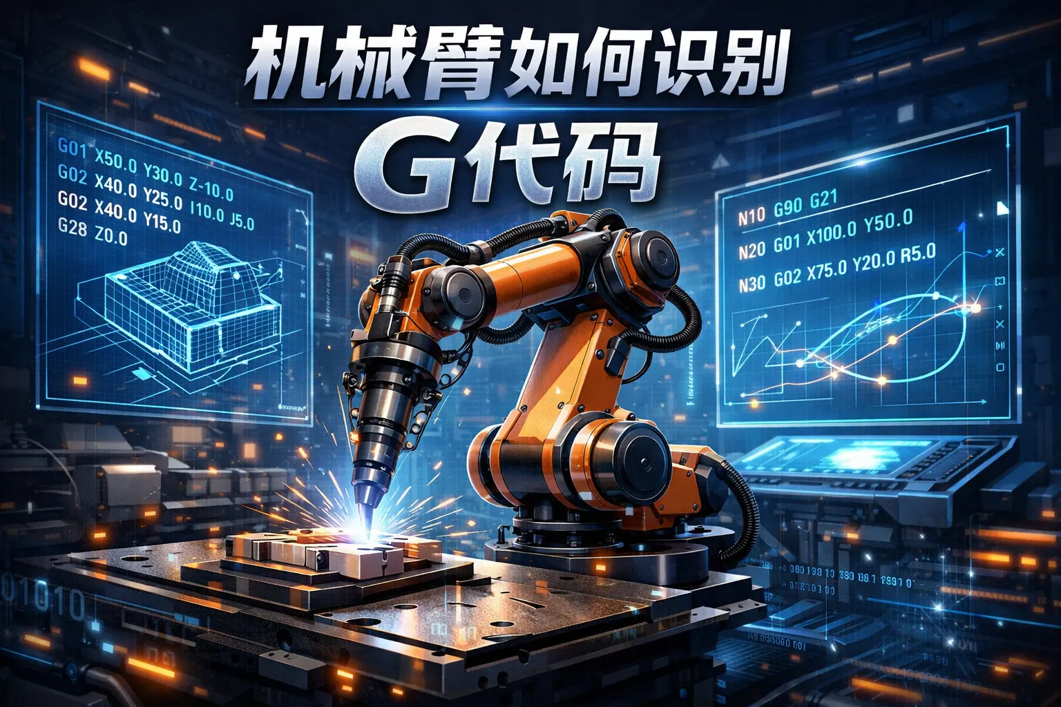 机械臂如何识别g代码