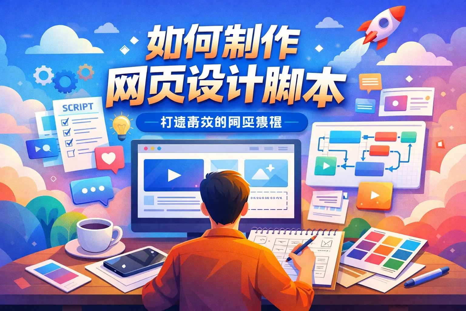 如何制作网页设计脚本