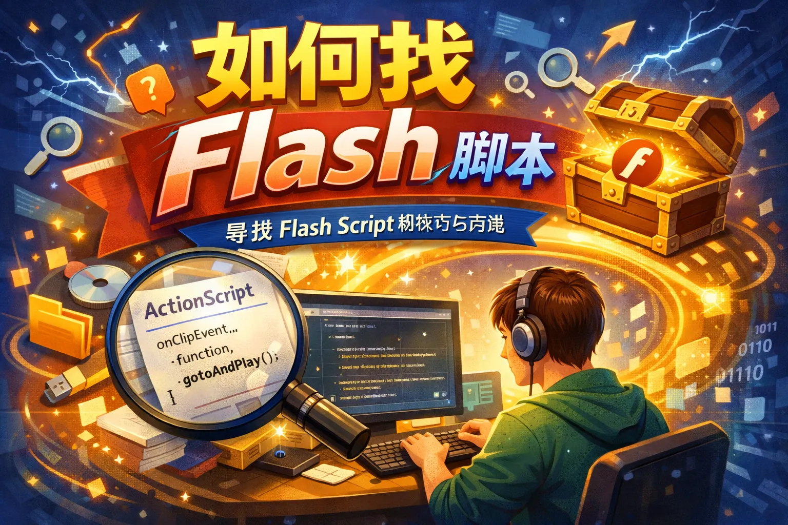 如何找flash脚本