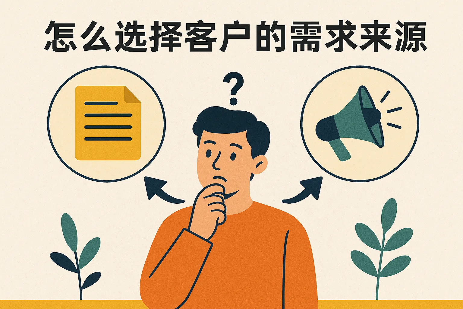 怎么选择客户的需求来源