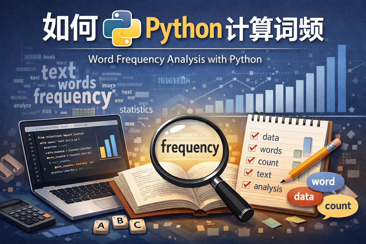 如何用python计算词频